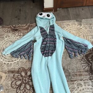 No Boundaries Blue and Gray Owl Halloween Costume